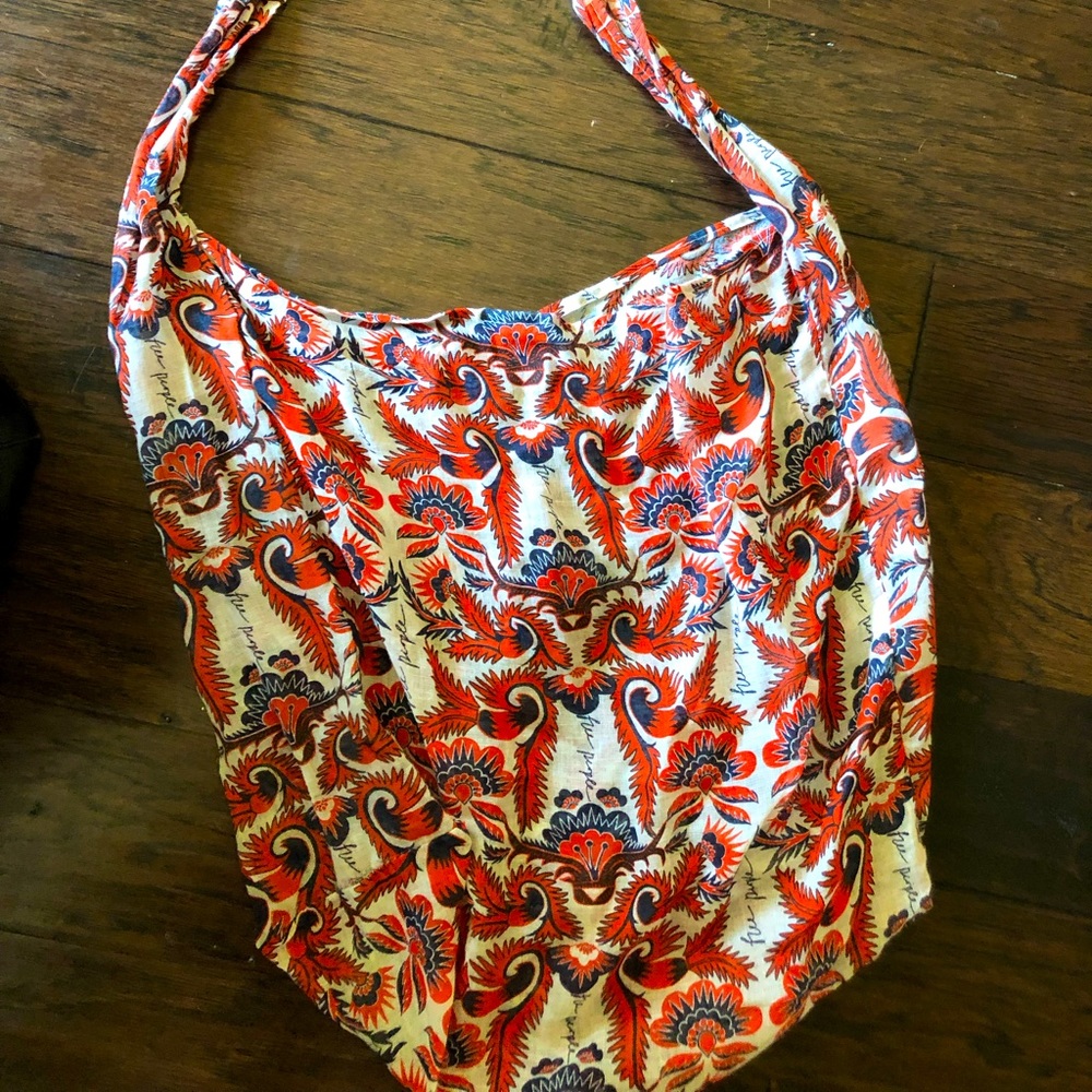 Free People boho shoulder bag Linen
